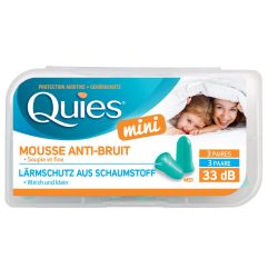 Quies Lärmschutz aus Schaumstoff MINI 6 Stk