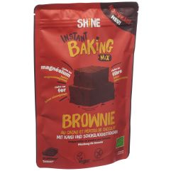 SHINE Instant Baking Mix Brownie Kakao & Schokoladenstückchen BIO Btl 350 g