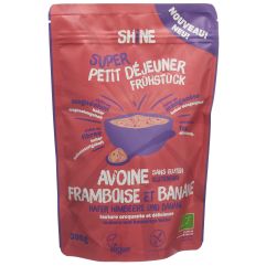 SHINE Petit Déjeuner Avoine Framb&Banane BIO 300 g