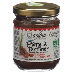 AGLINA pâte à tartiner cacao & souchets bio 200 g