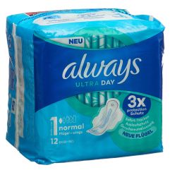 ALWAYS Ultra Binde Normal mit Flügeln (neu) 12 Stk