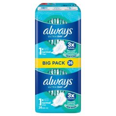 always Ultra Binde Normal mit Flügeln BigPack 26 Stk