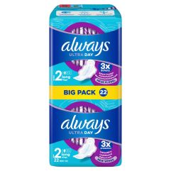 always Ultra Binde Long mit Flügeln BigPack 22 Stk