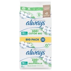 always Ultra Binde Cotton Protection Long mit Flügeln BigPack 18 Stk