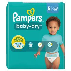 Pampers Baby Dry Gr5 11-16kg Junior Sparpack 39 Stk