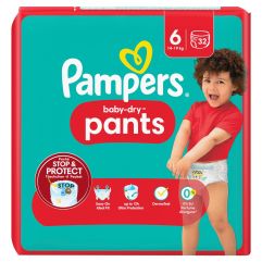 Pampers Baby Dry Pants Gr6 14-19kg Extra Large Sparpack 32 Stk