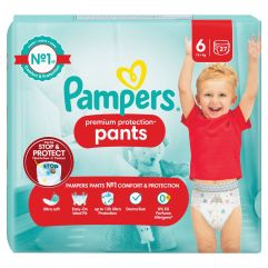 Pampers Premium Protection Pants Gr6 15+kg Extra Large Sparpack 27 Stk