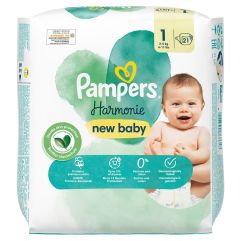 Pampers Harmonie Gr1 2-5kg Newborn Single Pack 21 Stk