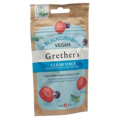 Grethers Clear Voice Blackcurrant Pastillen vegan Btl 45 g