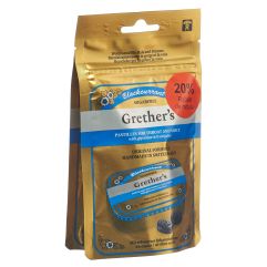 Grethers Blackcurrant Pastillen ohne Zucker DUO 2 Btl 110 g