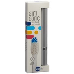 SLIM SONIC Reisezahnbürste silber