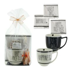 HERBORISTERIA Set Happiness Tee Tasse Servietten