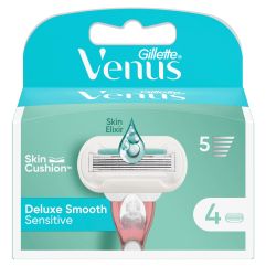 Gillette Venus Deluxe Smooth Systemklingen Sensitive 4 Stk