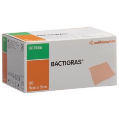 Bactigras Gazeverband 5cmx5cm 50 Btl