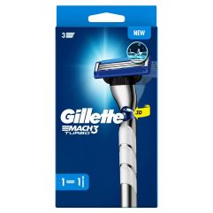 Gillette Mach3 Rasierapparat Turbo 3D mit 1 Klinge