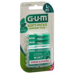 GUM Soft-Picks Comfort Flex Large Mint 40 Stk