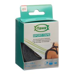 Flawa Sport-Tape 5cmx5m schwarz