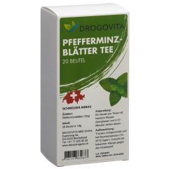 Drogovita Pfefferminzblätter Tee Btl 20 Stk