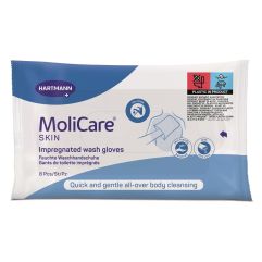 MOLICARE Skin Waschhandschuhe (neu) Btl 8 Stk