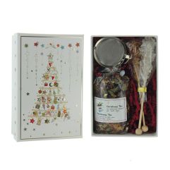 Herboristeria Geschenkbox Xmas Tree mit Christmas Tea Zucker Sieb x 3Stk