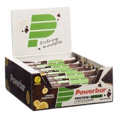 Powerbar Protein+Vegan Riegel Banana Chocolate 12 Box 42 g