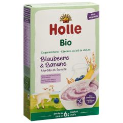 Holle Milchbrei aus Ziegenmilch Blaubeere und Banane Bio 200 g