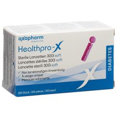 Healthpro-X Lanzetten 30G steril soft 200 Stk