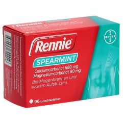 Rennie Spearmint Lutschtabl 96 Stk