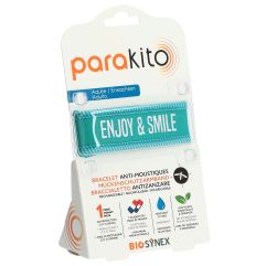 Parakito Armband Erwachsene Enjoy and Smile blau x 2Stk