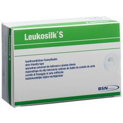 LEUKOSILK S sparadrap 9.2mx2.5cm blanc 12 pce