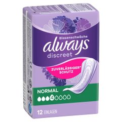 ALWAYS Discreet Inkontinenz Normal (n) 12 Stk