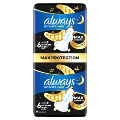 always Ultra Binde Secure Night Extra Lang mit Flügeln BigPack 14 Stk