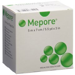 MEPORE pans vulnéraire 7cmx5m non stérile rouleau