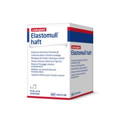 ELASTOMULL HAFT bande gaze 4mx8cm blanc rouleau