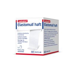 ELASTOMULL HAFT bande gaze blanc 4mx6cm rouleau