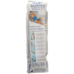 ILLA protection douche 110x40cm jambe sach 5 pce