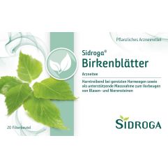 SIDROGA Birkenblätter 20 aromageschützte Doppelkammerbeutel