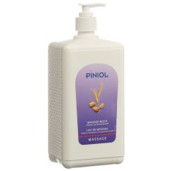 Piniol Massagemilch mit Mandel-Weizenkeimöl 1000 ml