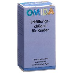 Omida Erkältungschügeli für Kinder ohne Zucker Fl 10 g