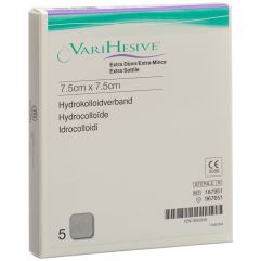 VARIHESIVE Verband 7.5x7.5cm extra dünn 5 Stk