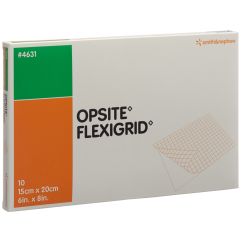 OPSITE FLEXIGRID Wundverband 15x20cm 10 Btl