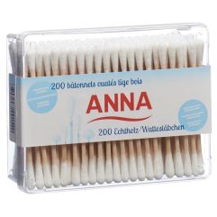 Anna Wattestäbchen Holz 200 Stk