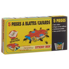 STICKY BOX pièges cafards 5 pce