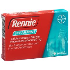 Rennie SPEARMINT 36 Lutschtabletten