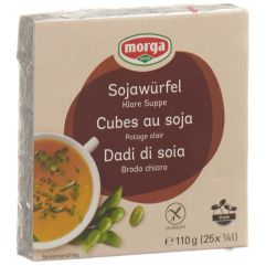 MORGA cubes soja avec sel mer 25 pce