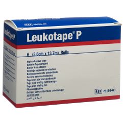 LEUKOTAPE P Pflasterband 13.7mx3.8cm 6 Stk