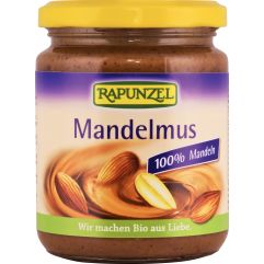 RAPUNZEL purée d'amandes brune bio verre 250 g