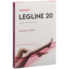 VENOSAN LEGLINE 20 A-T XL black 1 Paar