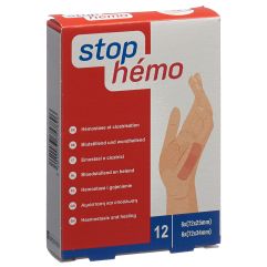 STOP HEMO pansement hémostat stérile ass 12 pce