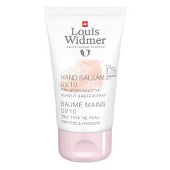 Louis Widmer Corps Baume Mains UV 10 Non Parfumé 50 ml